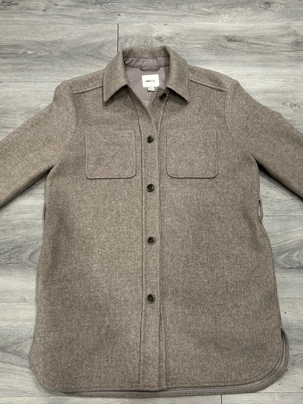 RW&CO. Taupe Brown Jacket